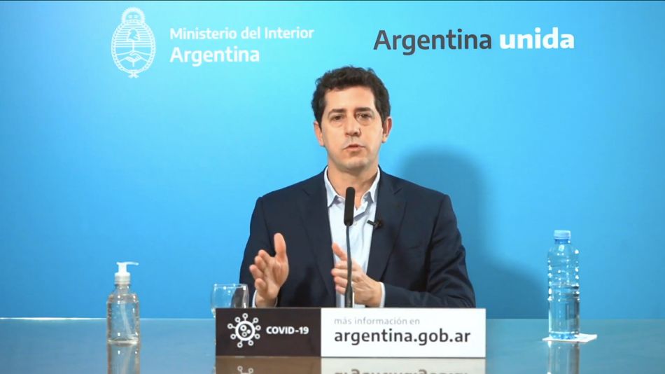 Eduardo De Pedro, ministro del Interior.
