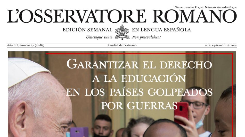 Osservatore Romano de esta semana.