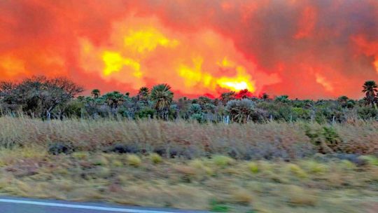 Promesa que no fue. Los eventos de los incendios plantean un realidad diferente a la que parecía surgir con la aparición del coronavirus.