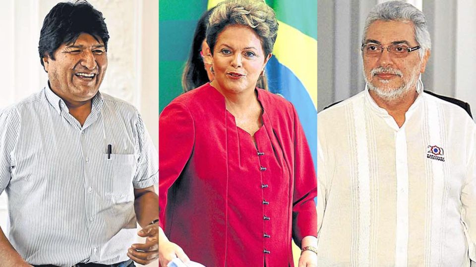 Región. Como sucedió con Lugo en Paraguay, con Dilma en Brasil y Morales en Bolivia el golpe palaciego está al orden del día.