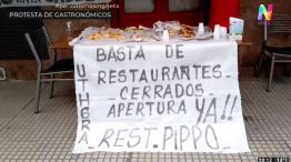 Protesta de gastronómicos: "Un 70% de locales no tienen lugar al aire libre y siguen cerrados"