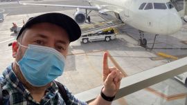 El bloguero de viajes Sir Chlander viajó a Nueva York y Miami a comienzos de septiembre, por Aerolíneas Argentinas, para contar cómo son los vuelos en la nueva normalidad.