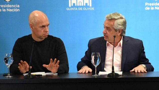 Alberto Fernández y Horacio Rodríguez Larreta
