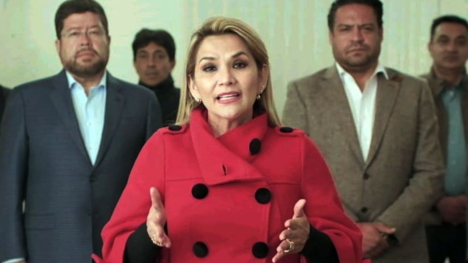 Jeanine Añez Chavez, presidenta interina de Bolivia