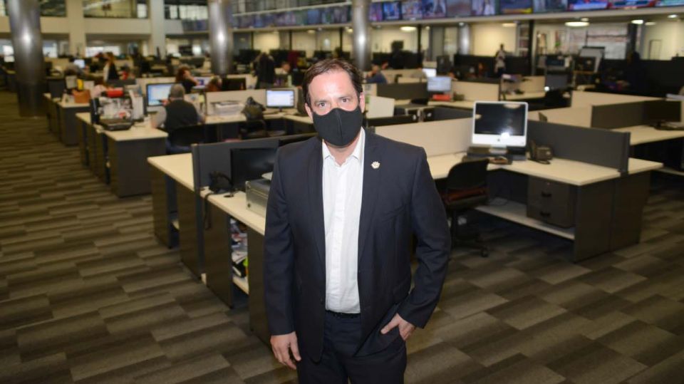 El intendente de Escobar, Ariel Sujarchuk, en la entrevista con jorge Fontevecchia.