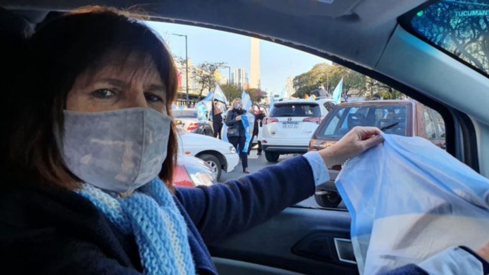 Patricia Bullrich banderazo marcha g_20200919