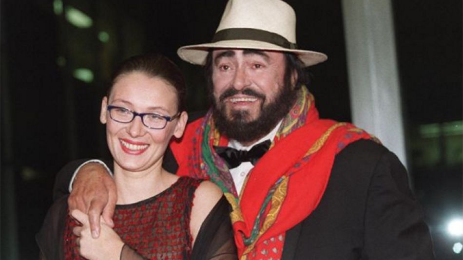 Se casó la viuda de Luciano Pavarotti