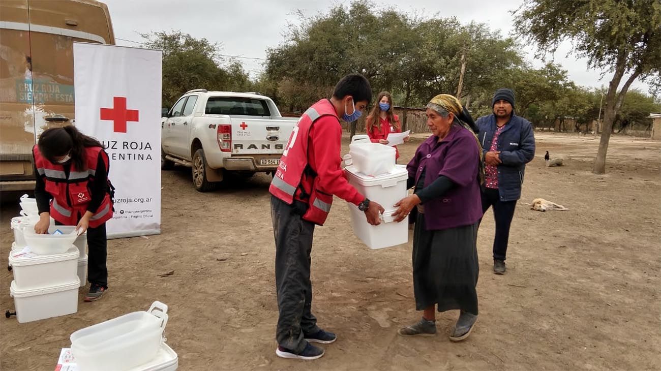 La Cruz Roja asistió a más de 4mil personas en las comunidades de Salta.