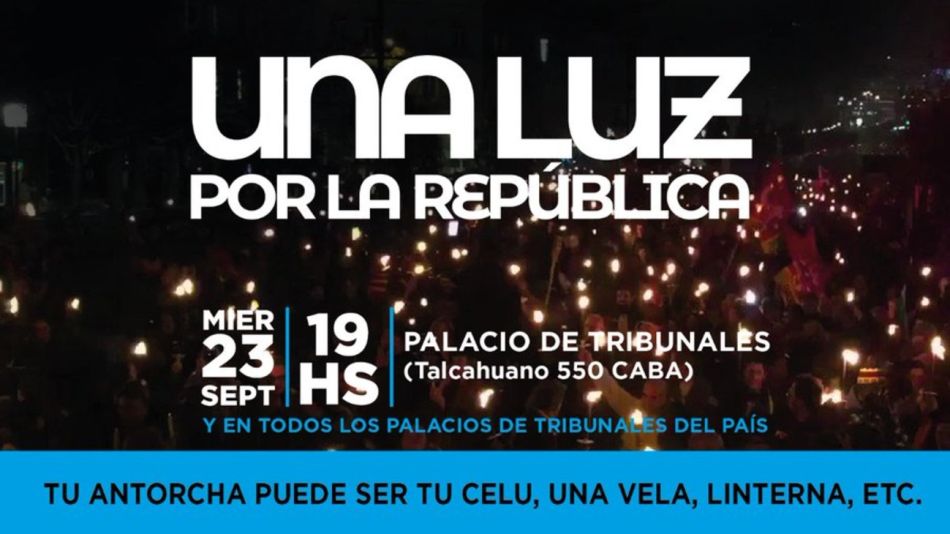 "Una luz por la república"