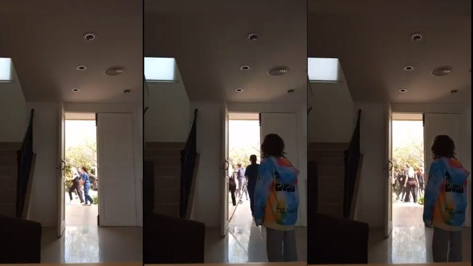 Le dijo que controlará a su perro y se enojo. Prometió volver y así lo hizo