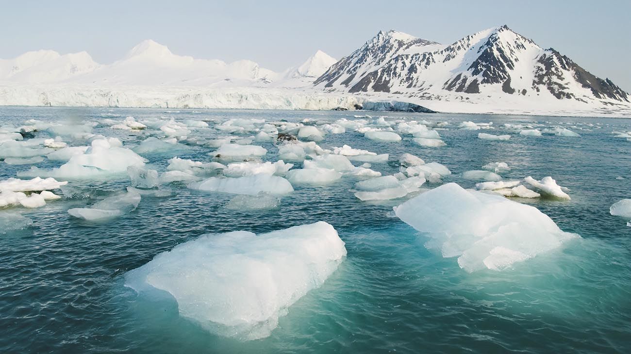  derretimiento tremendo  del hielo antártico