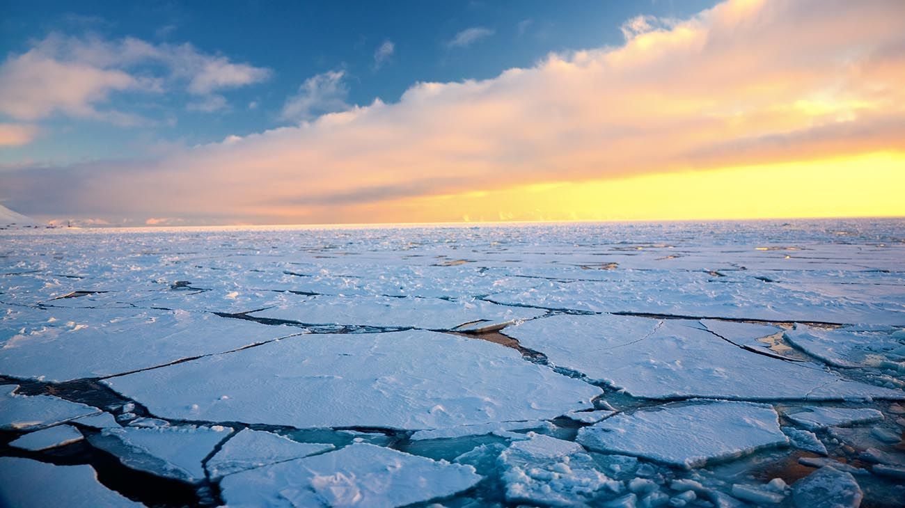  derretimiento tremendo  del hielo antártico