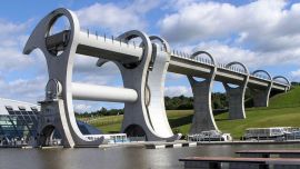 Esta megaconstrucción se encuentra a las afueras de la ciudad de Falkirk.