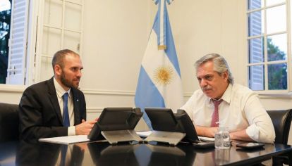Martín Guzmán y Alberto Fernández