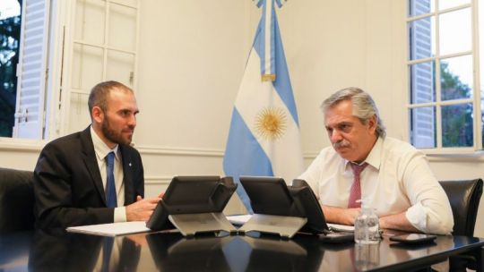 Martín Guzmán y Alberto Fernández