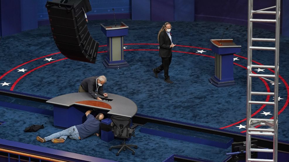Debate presidencial en Estados Unidos. Donald Trump y Joe Biden.