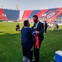 Marcelo Tinelli homenajeó a Diego Maradona en San Lorenzo