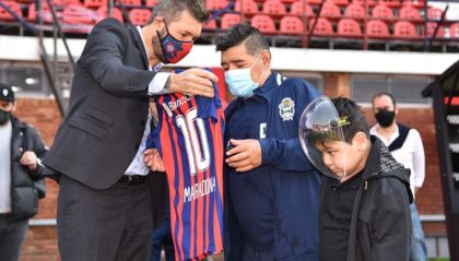 Marcelo Tinelli y Diego Armando Maradona