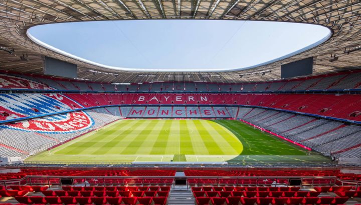 El estadio del Bayern Munich, el Allianz Arena, se destaca por ser ecológico. // FC Bayern