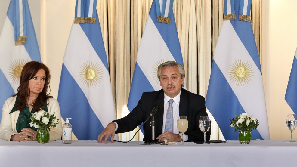 Alberto Fernández y Cristina Fernández