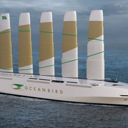 El Oceanbird será el primer velero de carga del mundo. Podrá transportar 7.000 vehículos y sus velas elevarse más de 100 m.