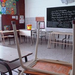 Escuela vacía | Foto:Cedoc