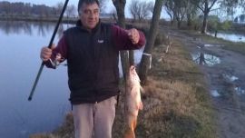 Carpas, bogas y bagres en Chadilauquen, La Pampa