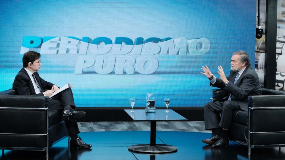 Alberto Lugones, en la entrevista con Jorge Fontevecchia.