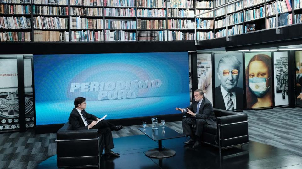 Alberto Lugones, en la entrevista con Jorge Fontevecchia.