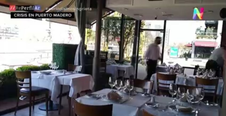 Crisis en restaurantes de puerto madero