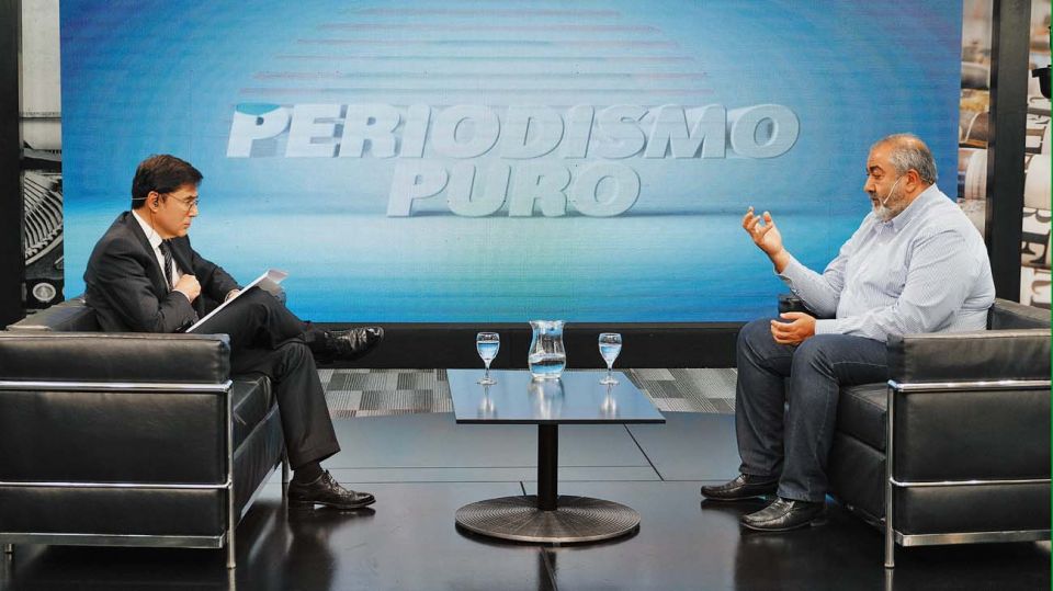 Héctor Daer, en la entrevista con jorge Fontevecchia.