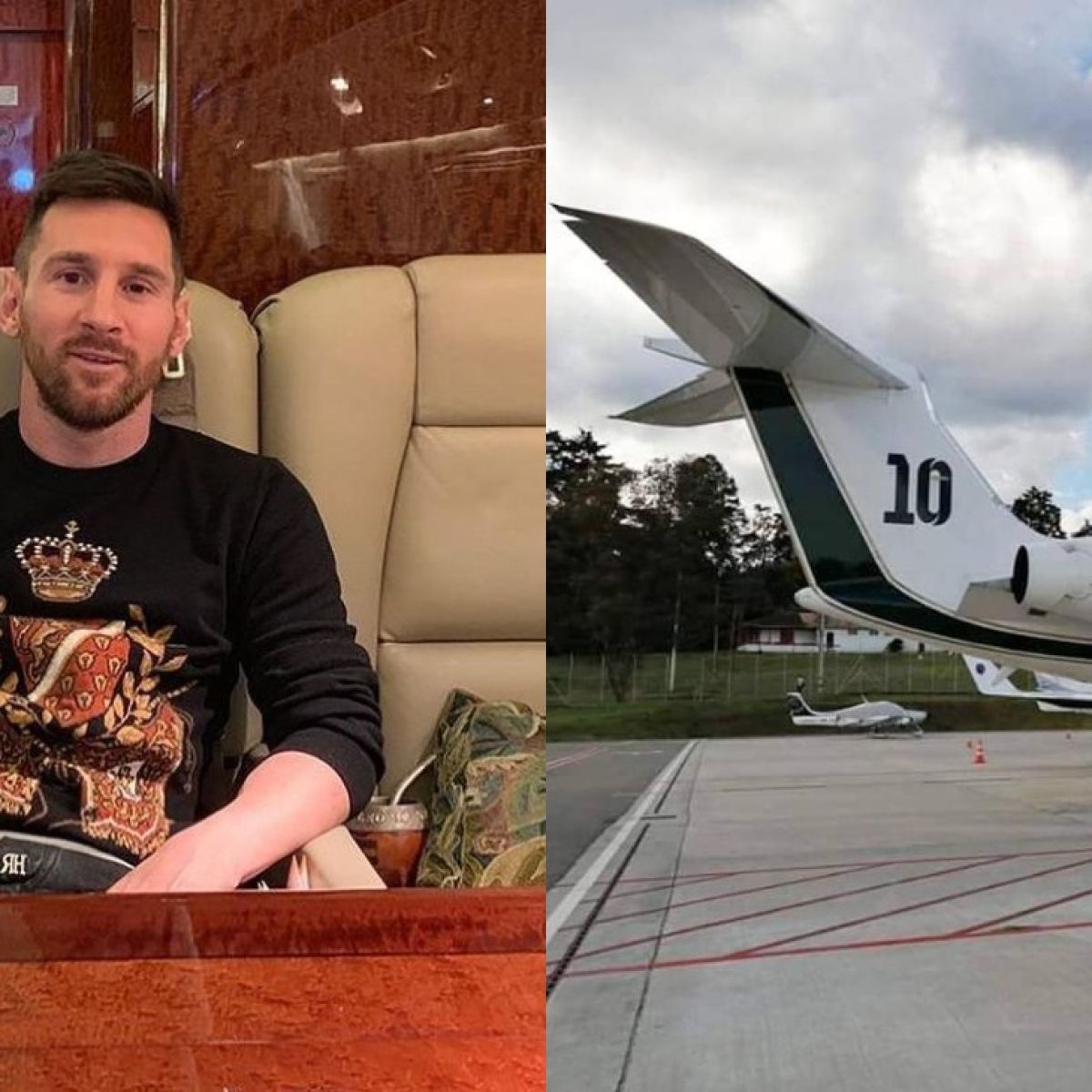 442 Asi Es El Lujoso Avion Privado Que Lionel Messi Puso A Disposicion De La Seleccion Argentina
