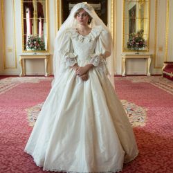La réplica del vestido de boda de Lady Di en The Crown
