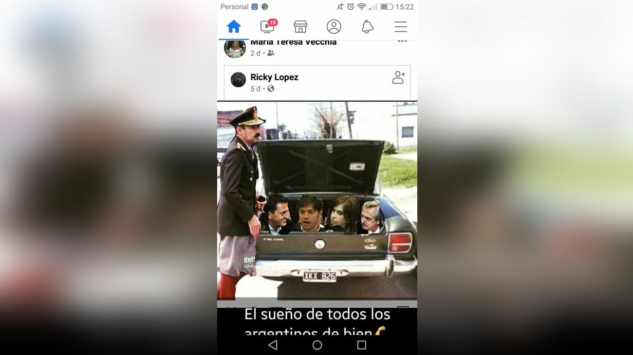 profesora María Teresa Vecchia