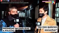 Promesas incumplidas a policías