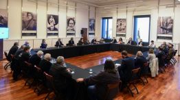 Reunión en Casa de Gobierno. 