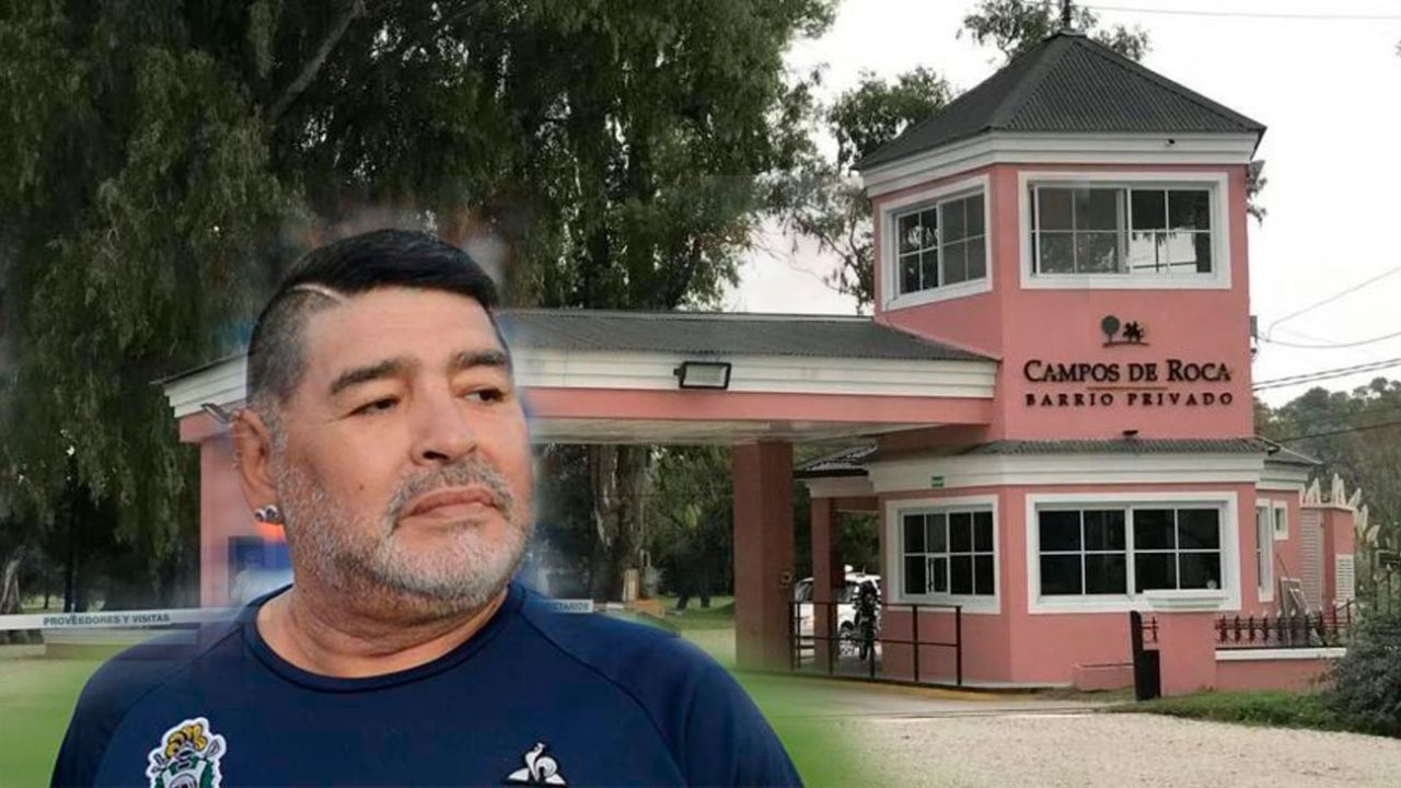 Diego Maradona Vive en el country Campos de Roca | Foto:cedoc