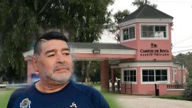 Diego Maradona Vive en el country Campos de Roca