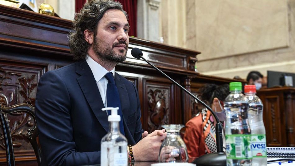 Sesión informativa de Santiago Cafiero en el Senado 20201007