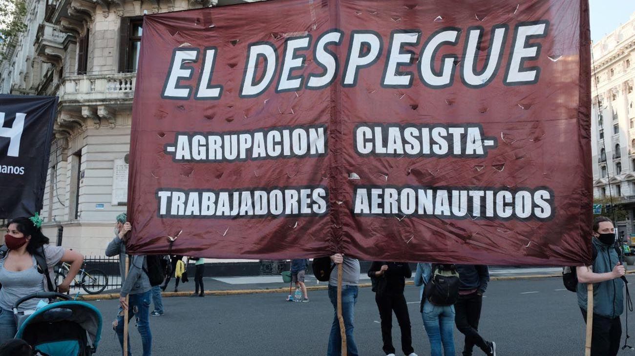 Marcha de grupos de izquierda