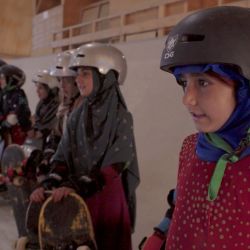 Las chicas encuentran en Skateistan un espacio propio de diversión y educación. 