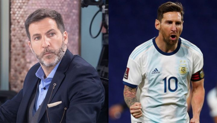 Juan Carlos Pasman y Lionel Messi