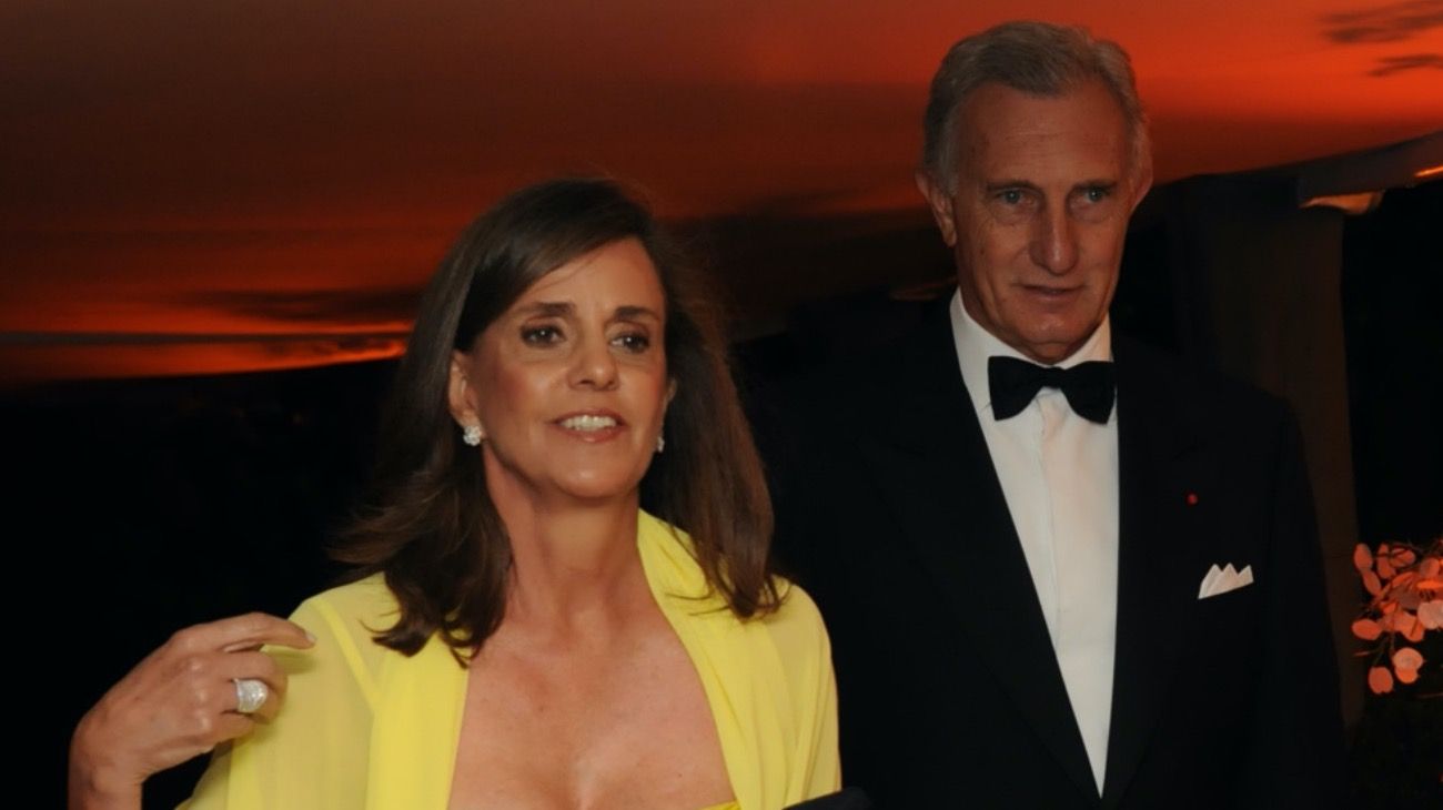 Jorge Neuss y su mujer Silvia Saravia.