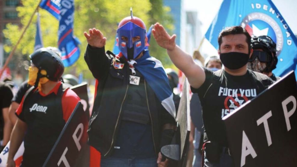 Marcha nazi en Chile