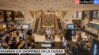 Cómo funcionarán los shopping porteños en