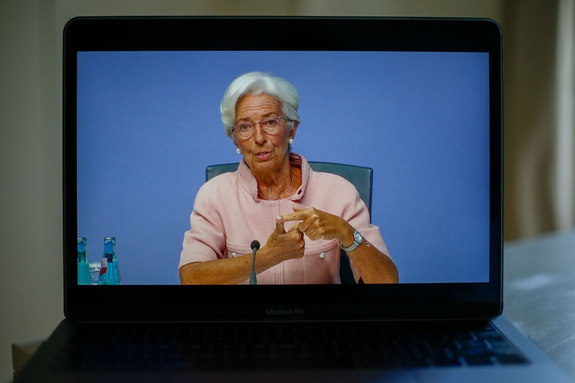 ECB President Lagarde Announces Virtual Rate Decision