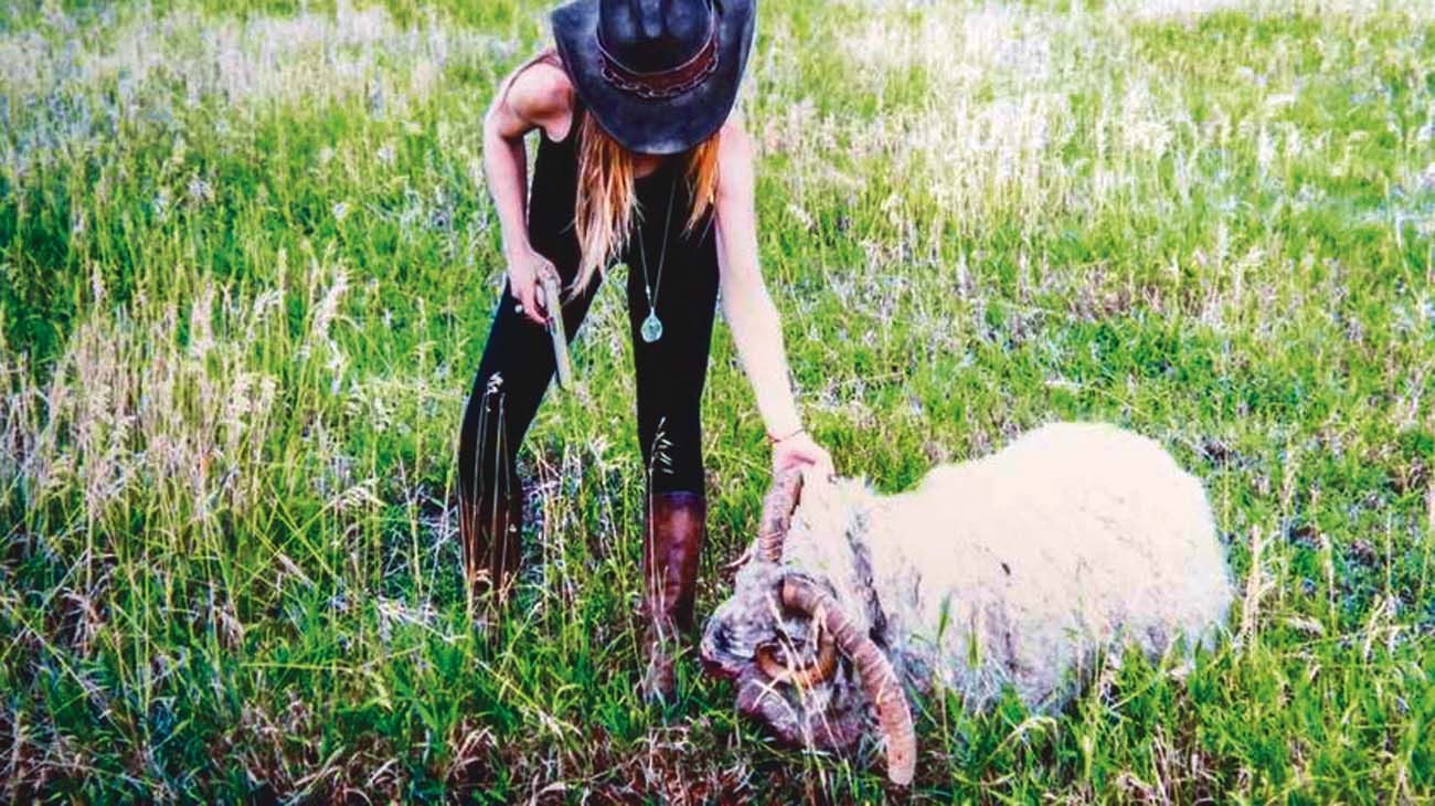 Cazadores en África.