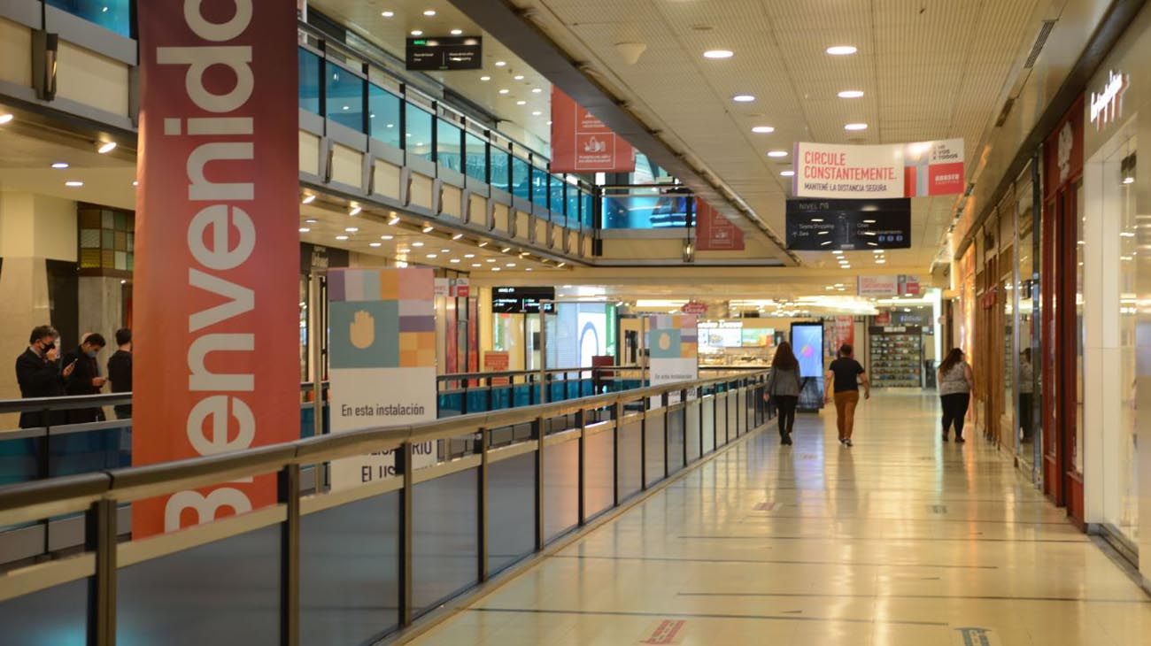 En CABA los centros comerciales reabrieron en octubre pasado.