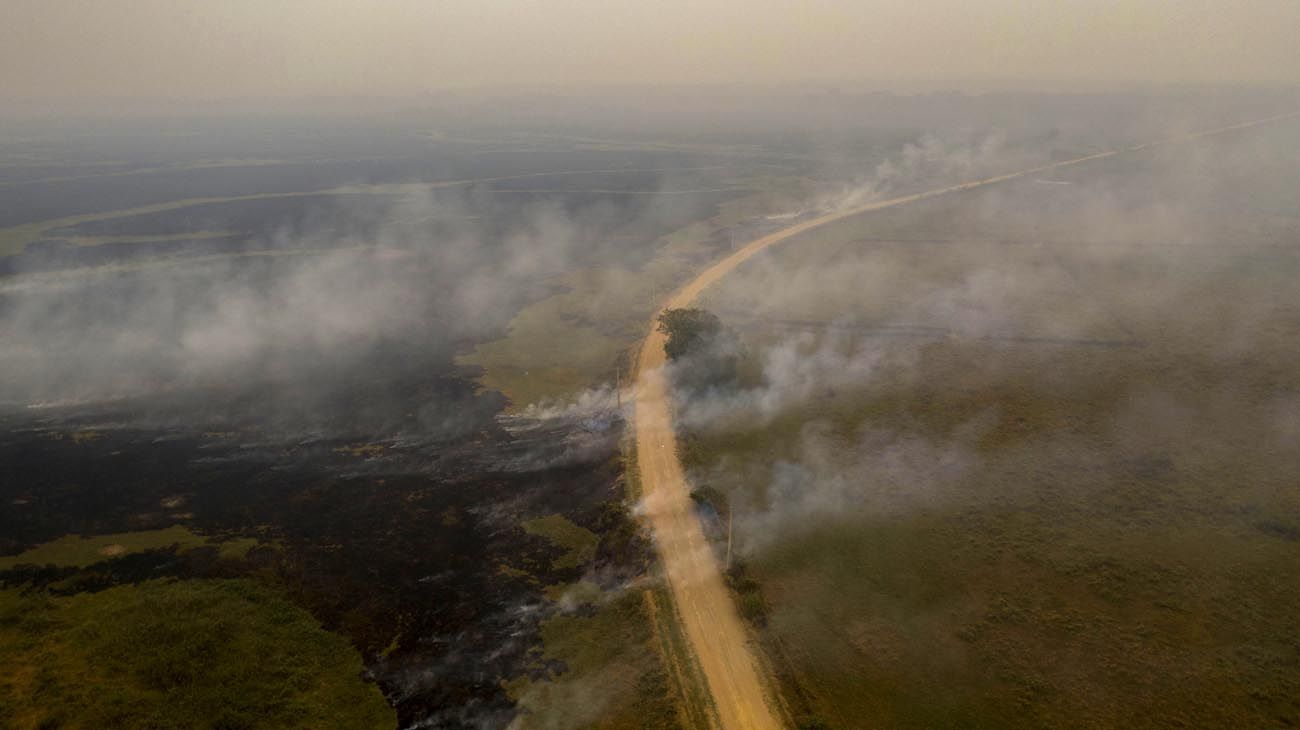 Incendios en Amazonas y Pantanal Brasil