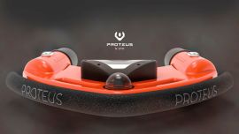 El Nàutic pesa 12 kilos y está equipado con una propulsión eléctrica que alcanza los 30 km/h para las situaciones de emergencia.